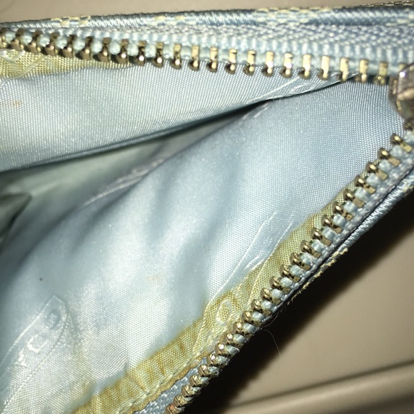 Coach Signature Jacquard Leather Card Coin Wallet - Picture 3 of 4